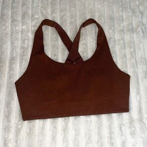 Girlfriend Collective | Simone High Support Sports Bra in Earth • Small